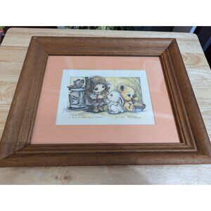 Jody Bergsma When I count my blessings / Cookie Dough Signed framed print 1161